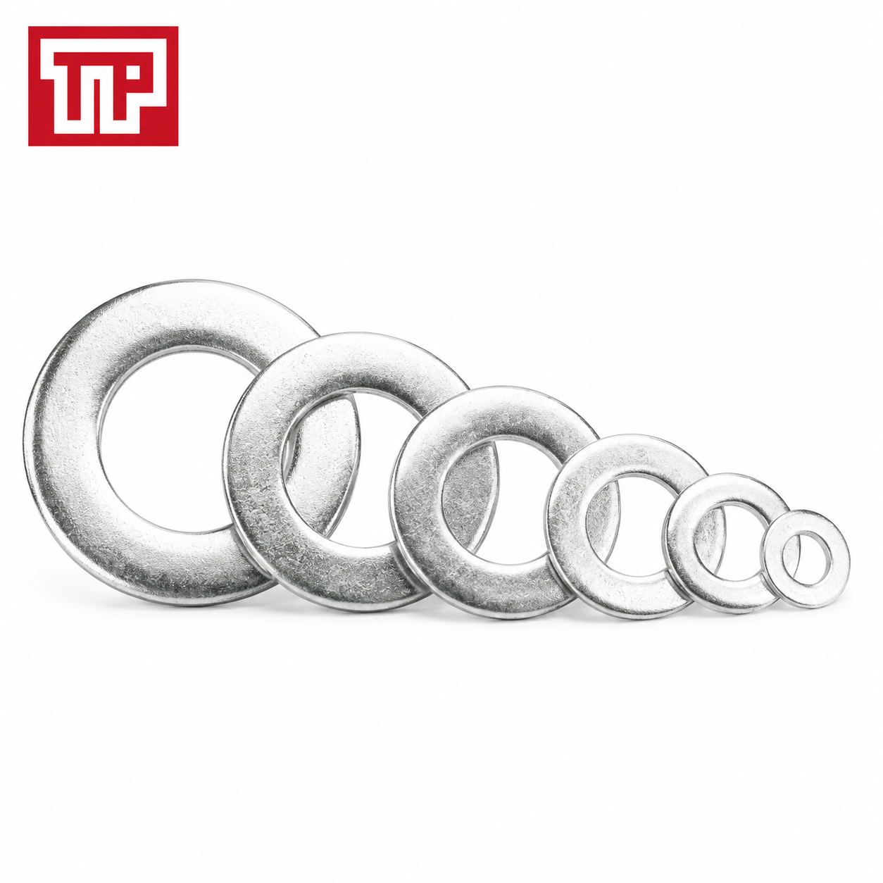 Long đen phẳng inox 304